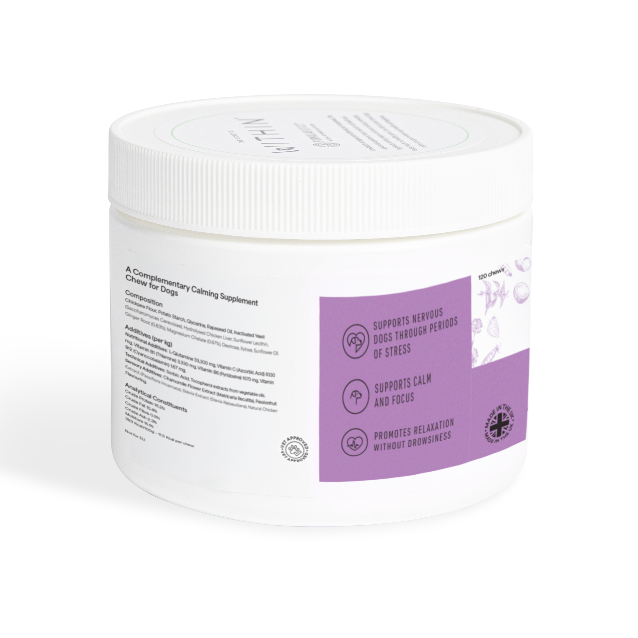 Advanced Calming Chews For Dogs | 120