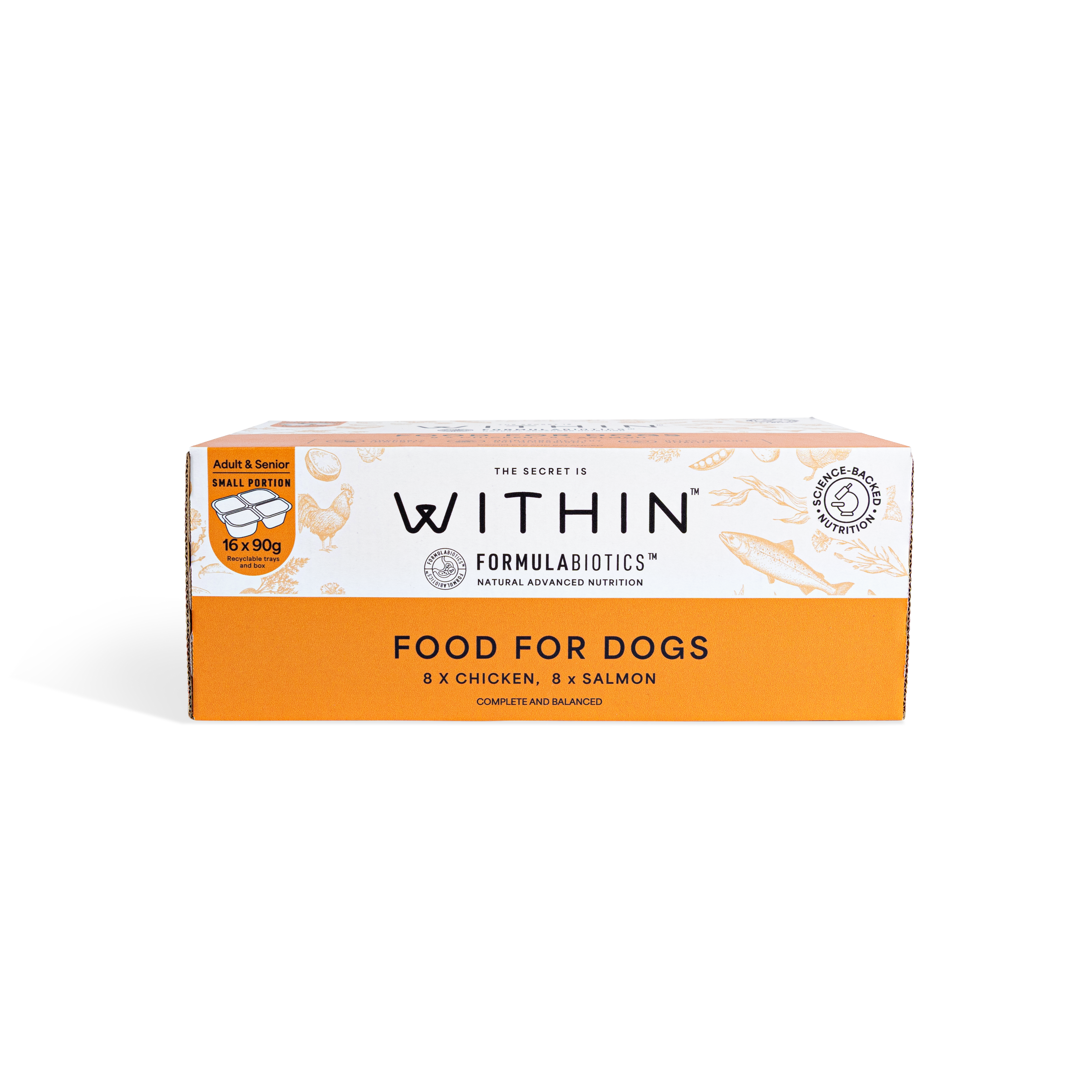 Grain Free Chicken & Salmon Variety Wet Food | 16 x 90g